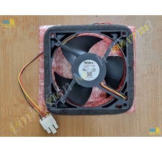 ( SP1881 ) Quạt Tủ Lạnh 12,5Cm Cánh Đen 3 Dây Đỏ Đen Vàng